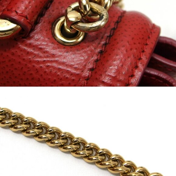 SALVATORE FERRAGAMO Red Shoulder Bag - Picture 10 of 10